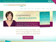 Tablet Screenshot of consciousuncoupling.com